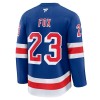 Dresovi New York Rangers 2024-25 Fanatics Premium Adam Fox Domaći Plava - Muške